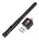 Adaptador Inalámbrico Wifi Usb 2.0 + Antena 600mbps 802.11 N