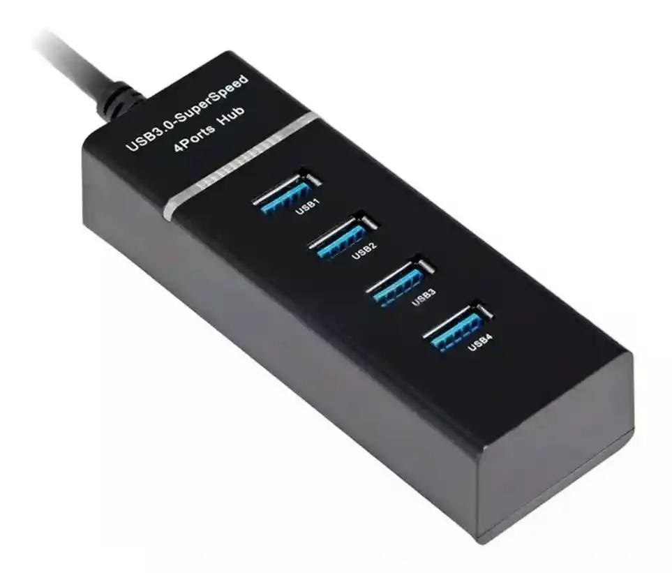 Hub Multipuertos Usb 3.0 4 Puertos De Alta Velocidad