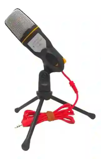 Micrófono Sf 666 Condensador Omnidireccional Negro
