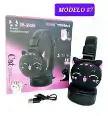 Diadema Kr-9900 En Color Negro Para Gato