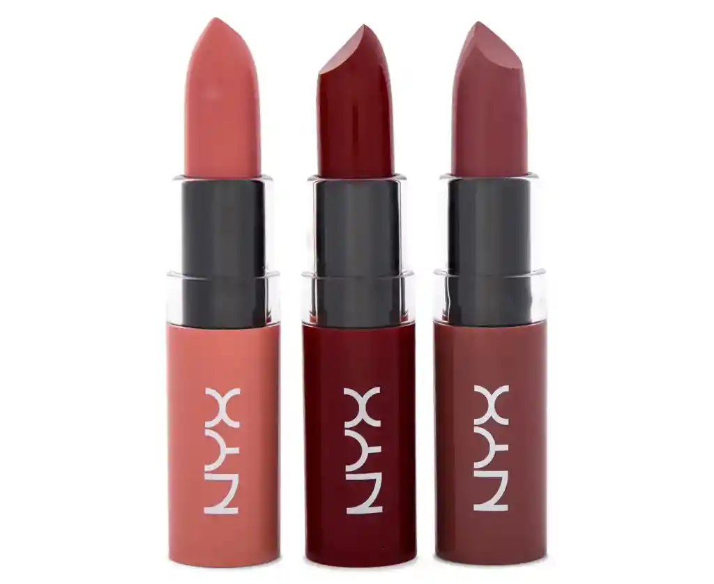 Labial Nyx En Barra Set X 3 Unidades Original