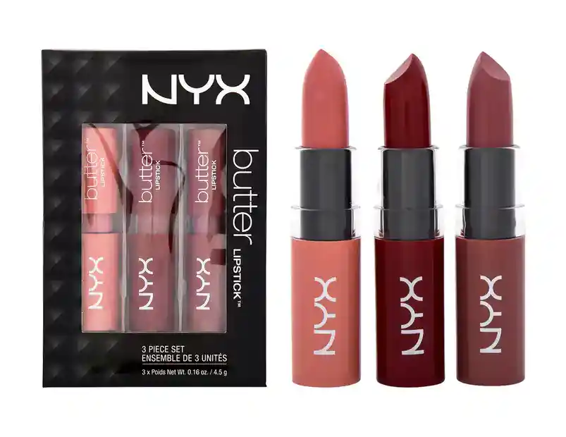 Labial Nyx En Barra Set X 3 Unidades Original