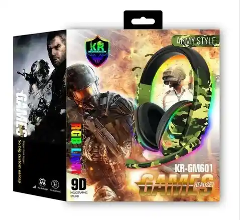 Diadema Gamer Gm-603 Con Sonido Inmersivo Y Comodidad