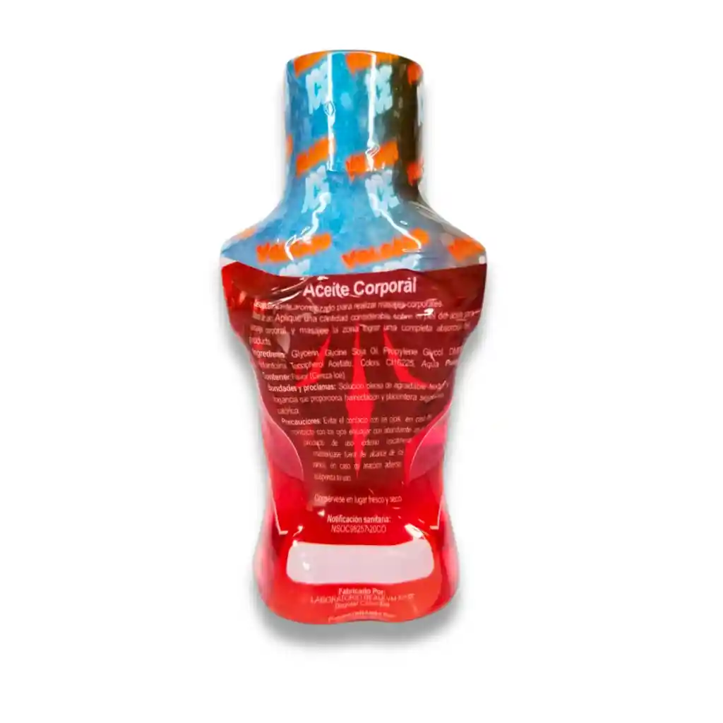 Aceite Volcano Ice Frío Y Caliente Sabor Cereza 38ml Masajes Y Sexo Oral