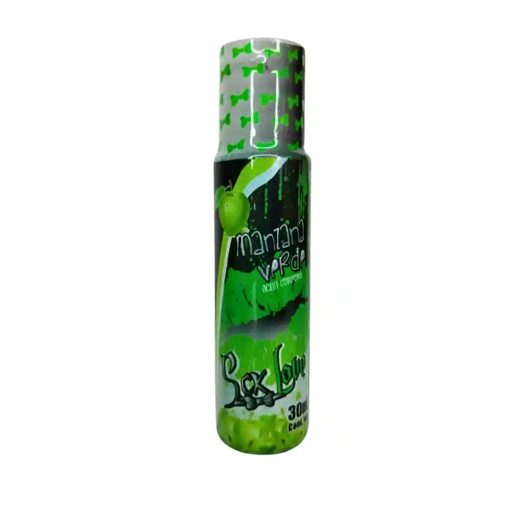 Aceite Para Masajes Y Sexo Oral Manzana Verde 30ml Sex Love