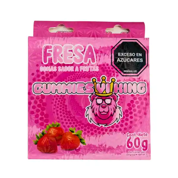Ropa Interior Panty Comestible Fresa Gummies Vi King