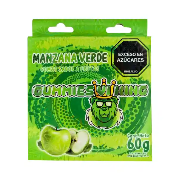 Ropa Interior Panty Comestible Manzana Verde Gummies Vi King