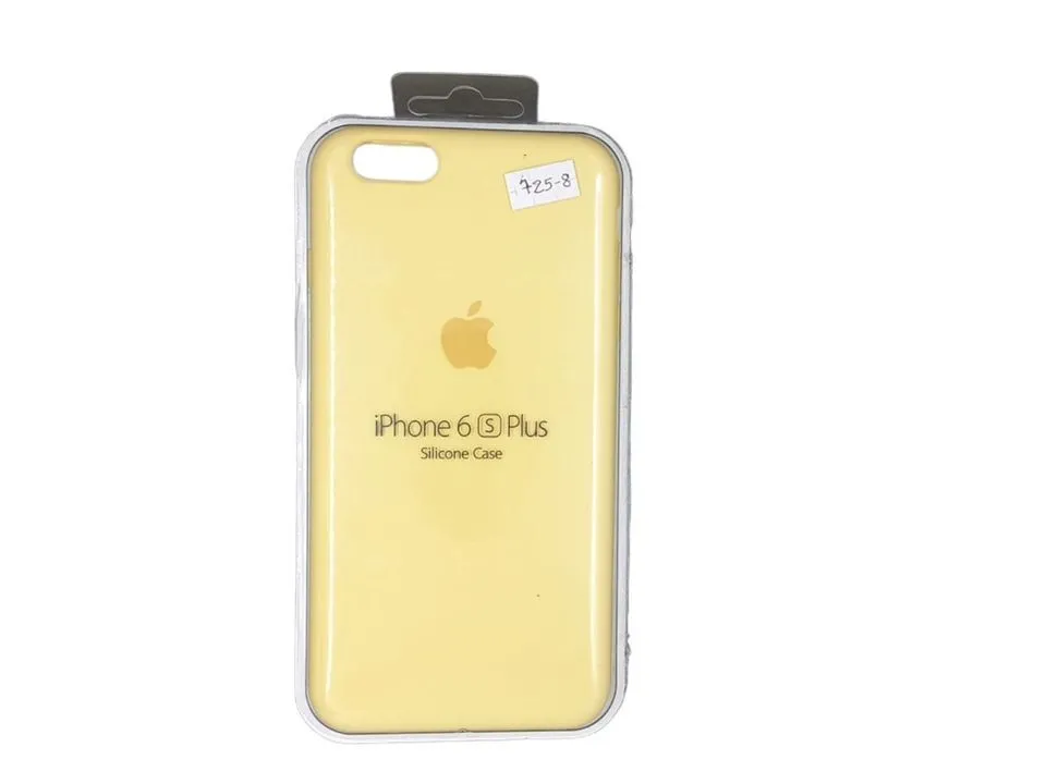 Forro Silicona Case Iphone  6S Plus Amarillo