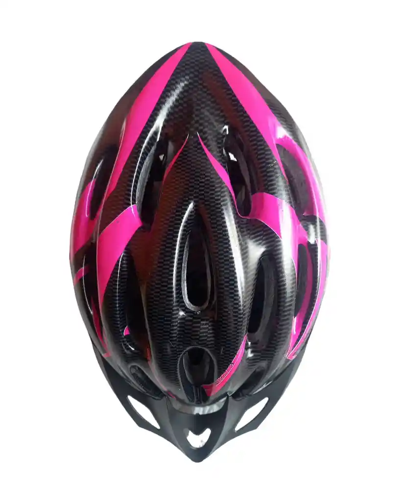 Casco Patinaje Ciclismo Niño/adulto Luz Led Ajustable - Talla:s -fucsia