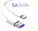 Cable De Usb Tipo C Macho A Usb 3.0 5a Carga Super Rapida