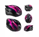 Casco Patinaje Ciclismo Niño/adulto Ajustable Talla:s-fucsia