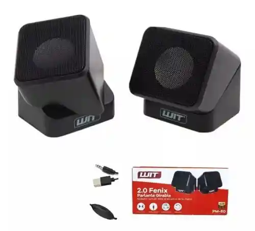 Parlantes Para Computador Pc Wit Conexión 3.5mm-usb Pm-60