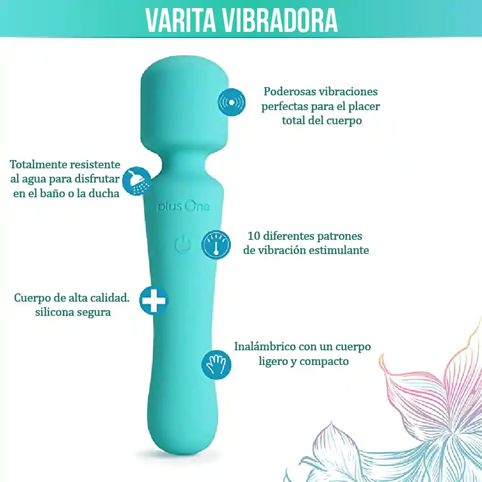 Vibrador Plus One Vibrating Wand