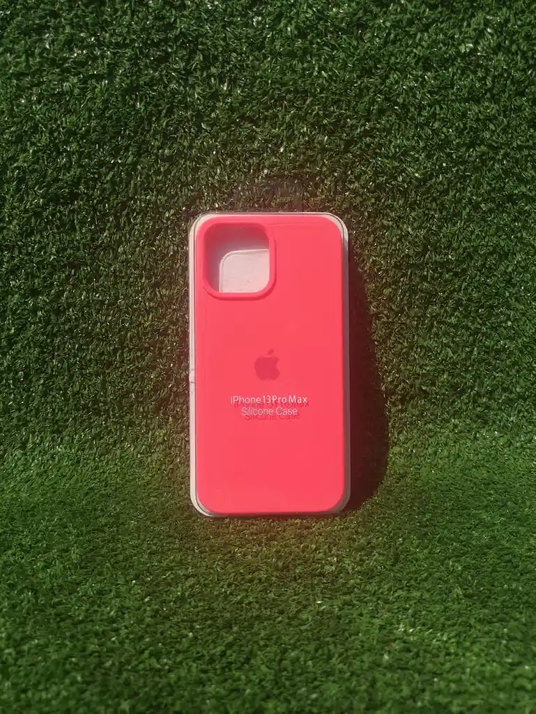 Iphone 13 Pro Max | Forro Protector| Silicone Case | Rojo Neon | Iphone | Carcasa | Funda | Anti Humedad