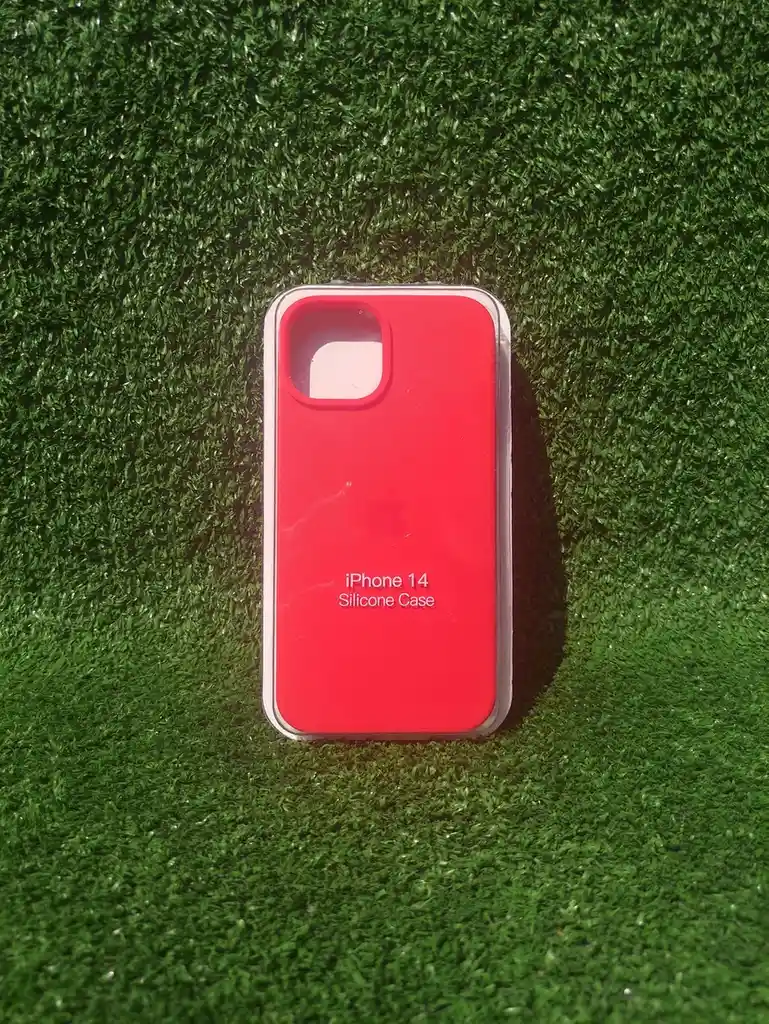 Iphone 14 | Forro Protector| Silicone Case | Rojo | Iphone | Carcasa | Funda | Anti Humedad