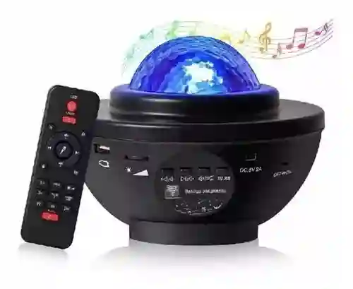 Lámpara Proyector Con Bluetooth Usb Starry Luces Led + Control