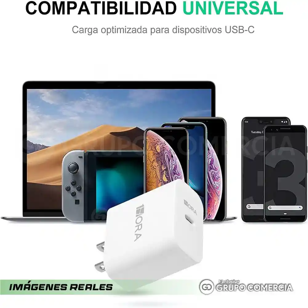 Cargador Para Iphone 20w Tipo C Potente