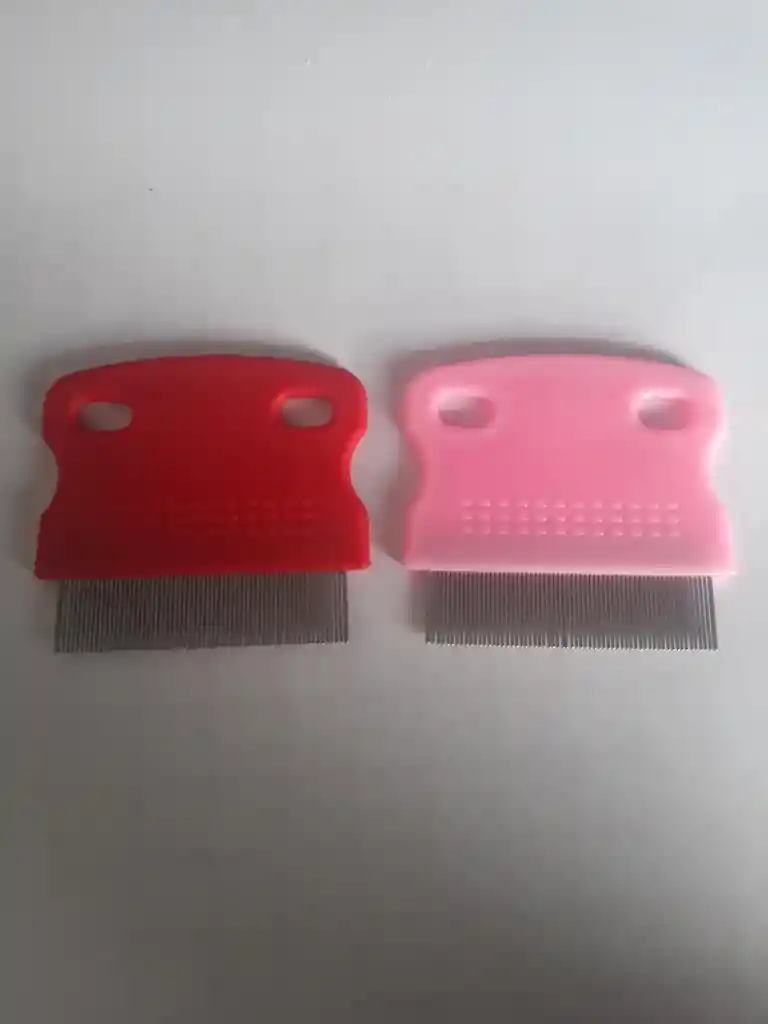 2 Peines Antipulgas Mini Para Mascotas