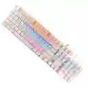 Teclado Mecánico Gamer Gtune Mkf305 Blaco Plata Rainbow Rgb