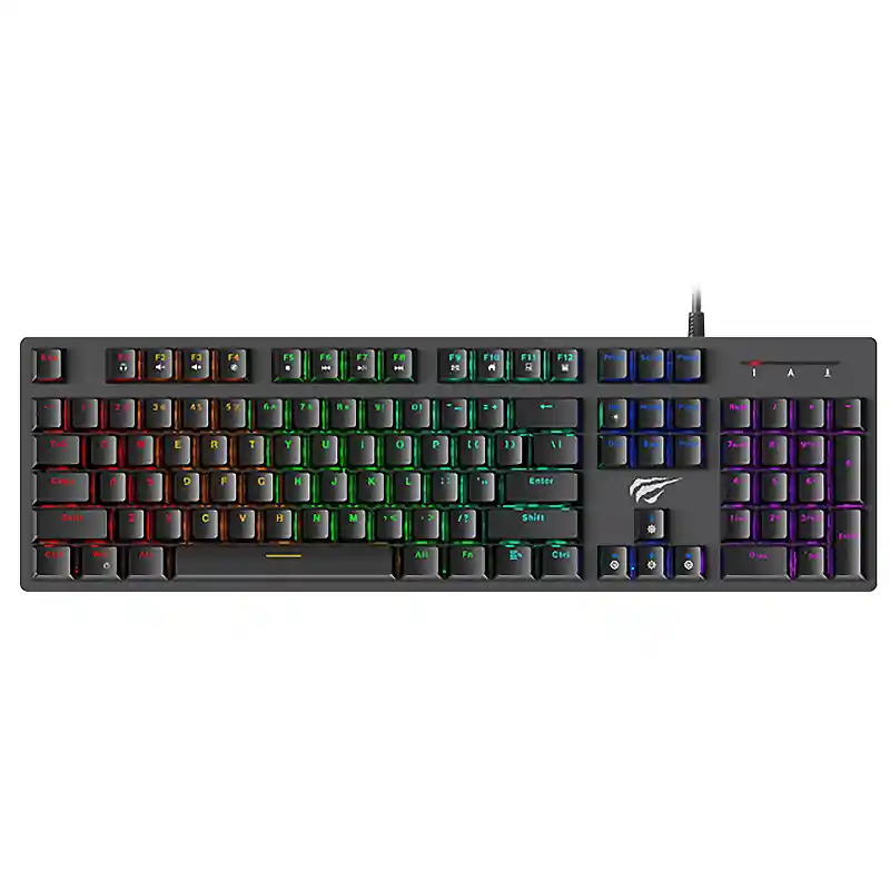 Teclado Mecánico Rgb Gamer Gamenote Kb858l Retroiluminado Led