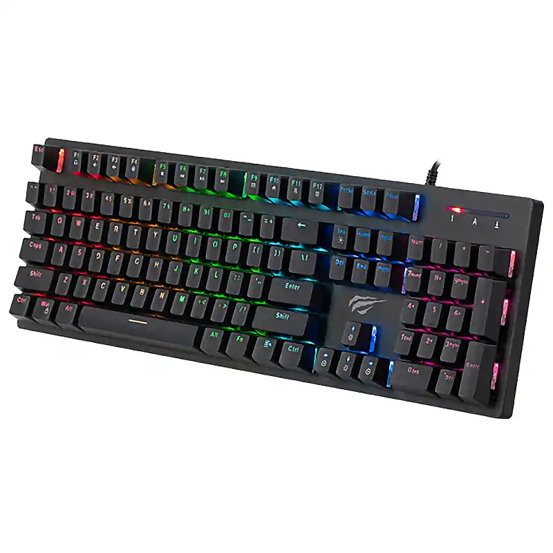 Teclado Mecánico Rgb Gamer Gamenote Kb858l Retroiluminado Led