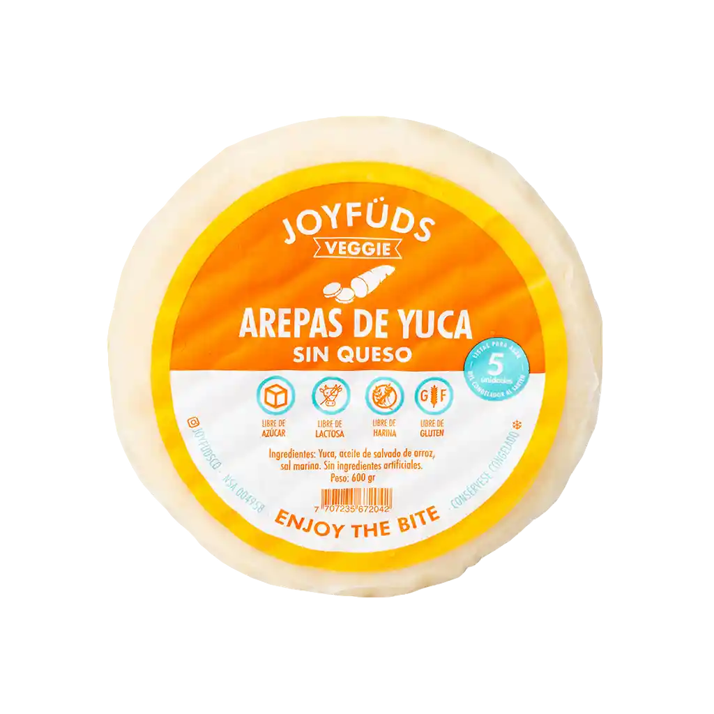 Arepas De Yuca Zuculento 5unidades X320g