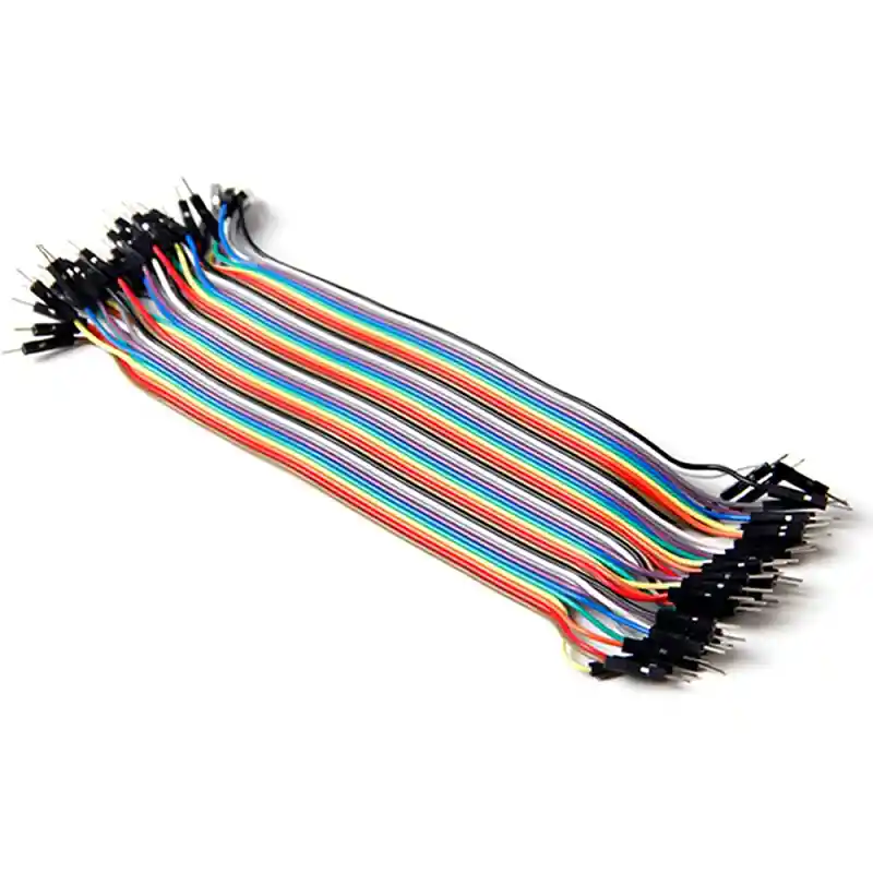 Cable Jumper Dupont Arduino Macho - Hembra 40 Pines 20 Cm