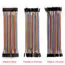 Cable Jumper Dupont Arduino Macho - Hembra 40 Pines 20 Cm