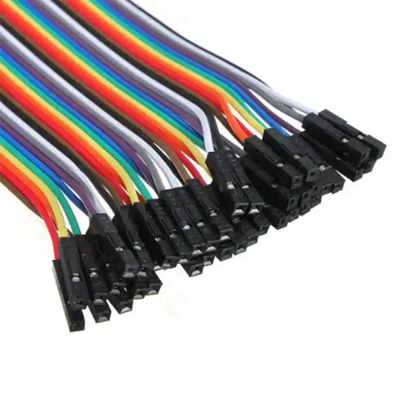 Cable Jumper Dupont Arduino Macho - Hembra 40 Pines 20 Cm