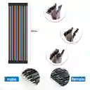 Cable Jumper Dupont Arduino Macho - Macho 40 Pines 10 Cm