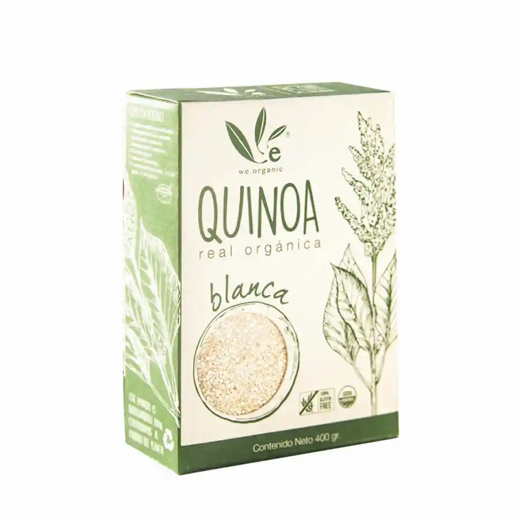 Quinua En Grano Blanca / Organica Cert. 400g