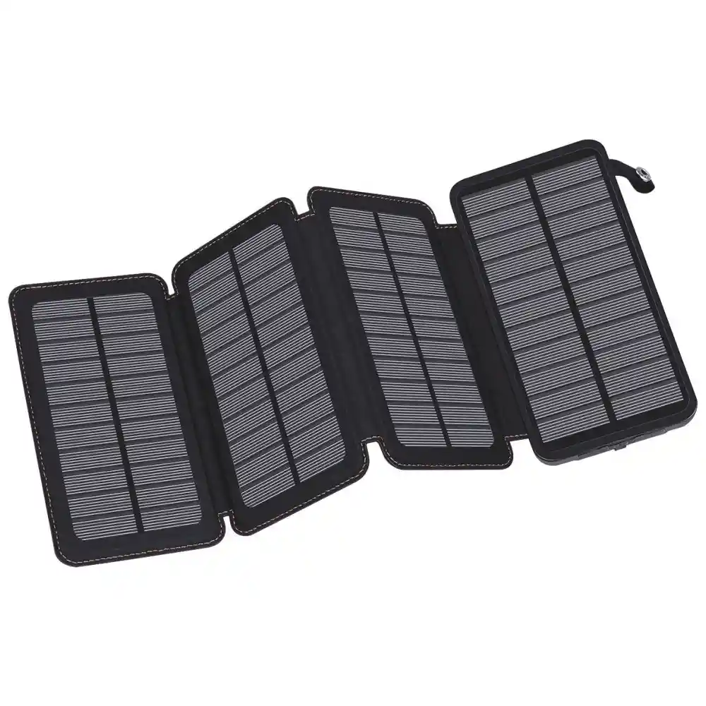 Power Bank Solar Cargador De Batería Portátil 20000mah 2 Usb