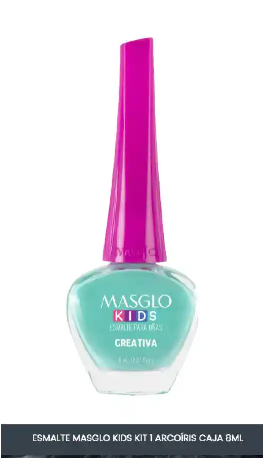 Kit Esmalte Niñas Masglo Kids Arcoíris