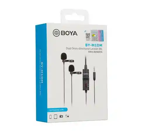 Duo Microfonos De Solapa Boya By-m1dm