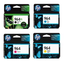 Combo Cartucho De Tinta Hp 964xl Negra Y 964 Colores Original