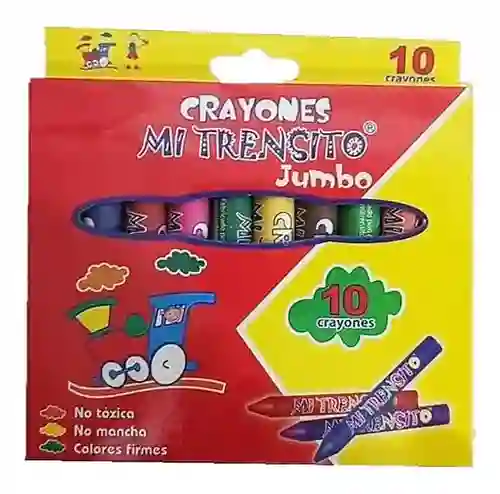 Crayon Mi Tresnsito Jumbo X10