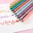 Kiut Marcadores Glitter X 10 Unds