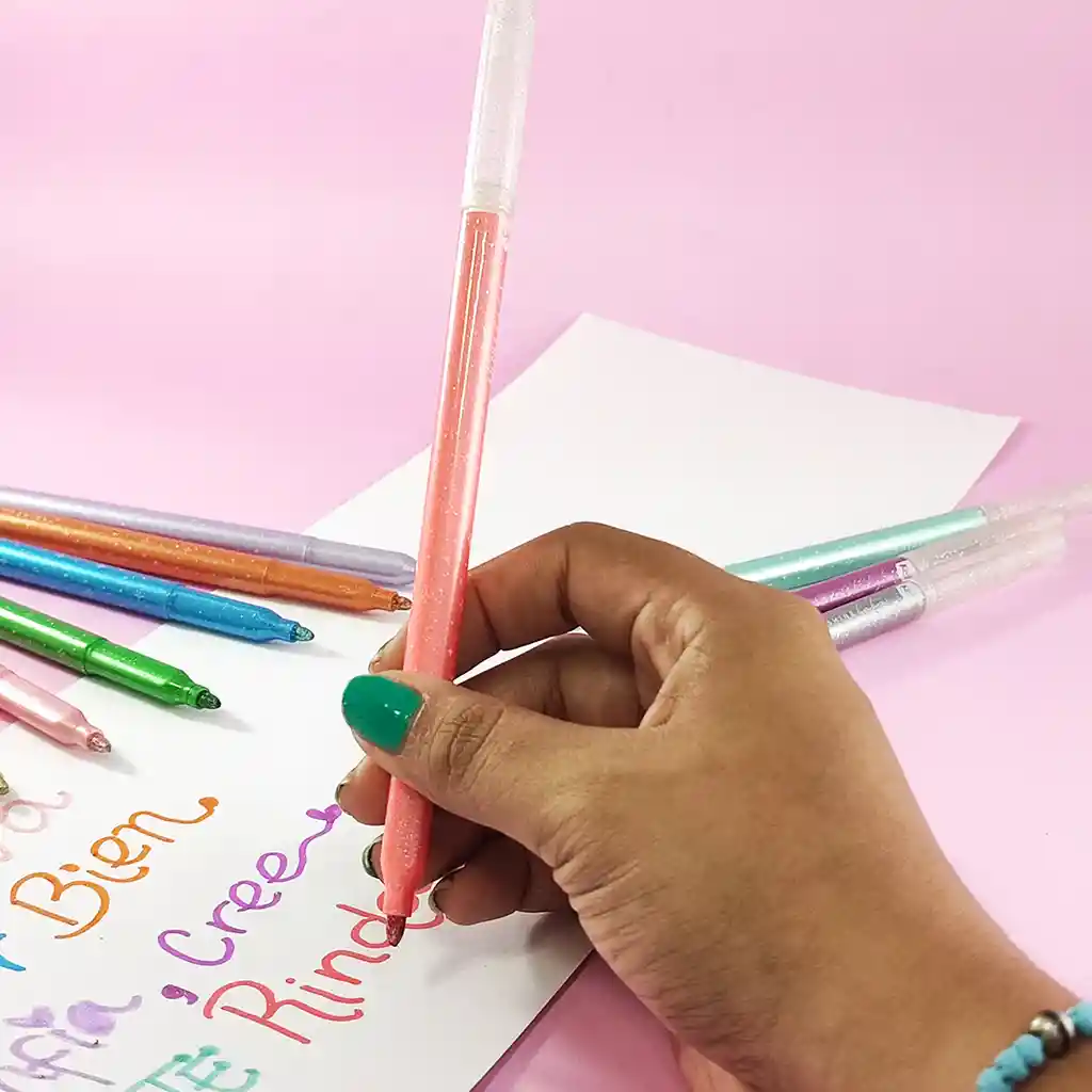 Kiut Marcadores Glitter X 10 Unds