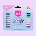 Kiut Marcadores Glitter X 10 Unds