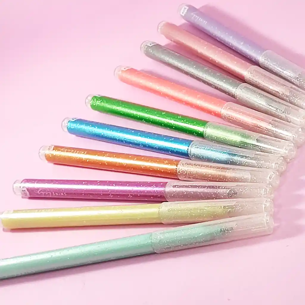 Kiut Marcadores Glitter X 10 Unds