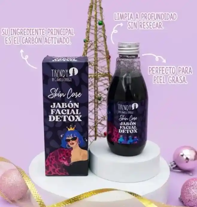  Jabon Facial Detox TRENDY 160G 