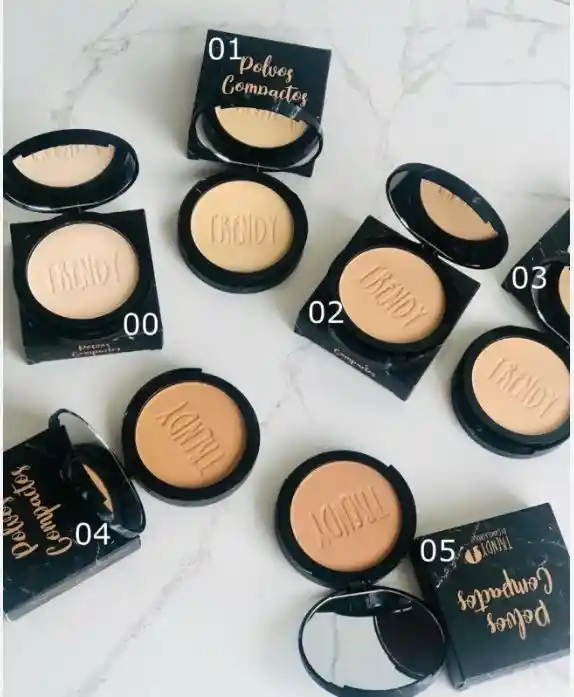  Polvos Compactos TRENDY Tono 0005 