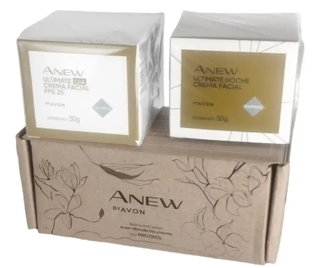 Anew Ultimate Crema Facial X2 Con Protinol Día Y Noche Fps 25 50 G