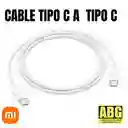 Cable Cargador Tipo C A Tipo C (x1m)