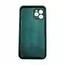 Silicone Case Estuche Funda Con Protector Cámara Para Iphone 11 Pro Max Verde Musgo