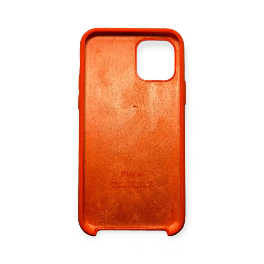 Silicone Case Estuche Funda Para Iphone 11 Pro Naranja