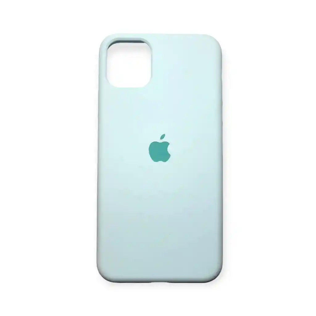 Silicone Case Estuche Funda Para Iphone 11 Pro Max Azul Cielo