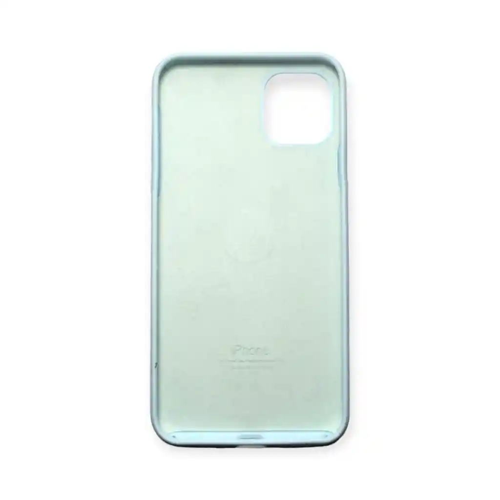 Silicone Case Estuche Funda Para Iphone 11 Pro Max Azul Cielo