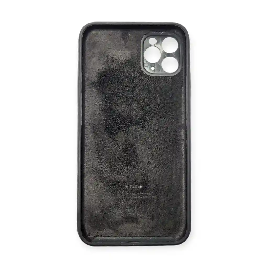 Silicone Case Estuche Funda Para Iphone 11 Pro Max Negro
