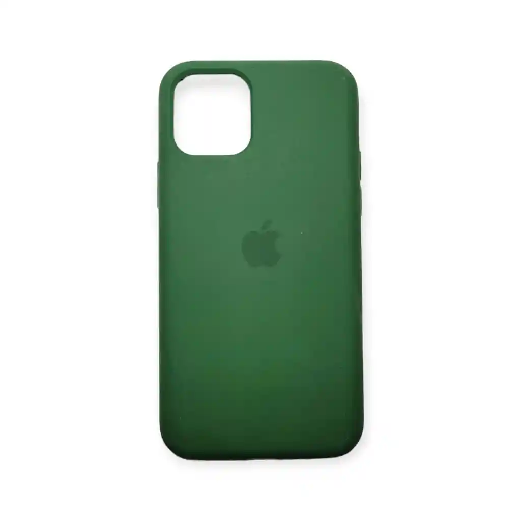 Silicone Case Estuche Funda Para Iphone 11 Pro Verde Militar